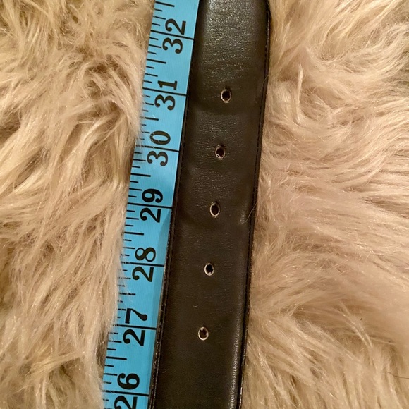 Coach Vintage Navy Leather Belt - Picture 7 of 7